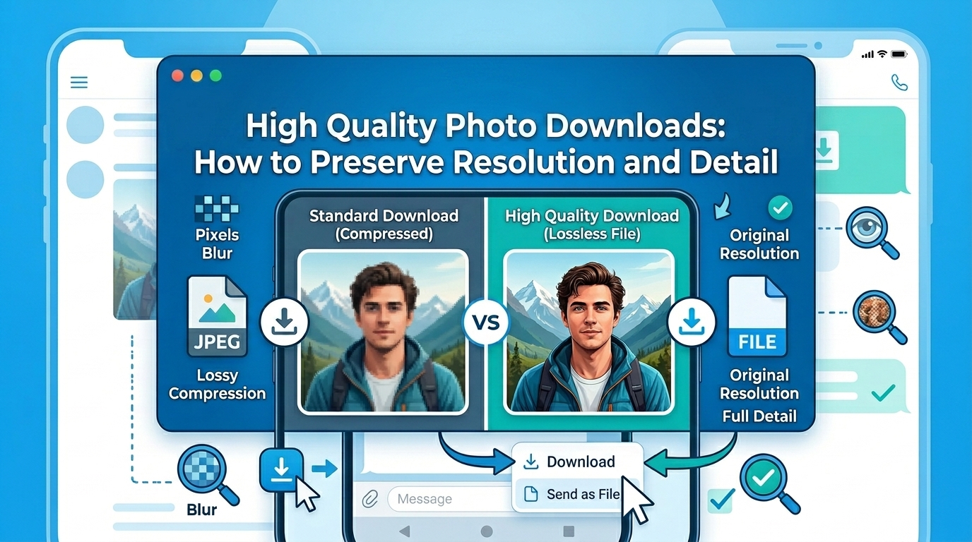 Telegram High Quality Photo Downloads